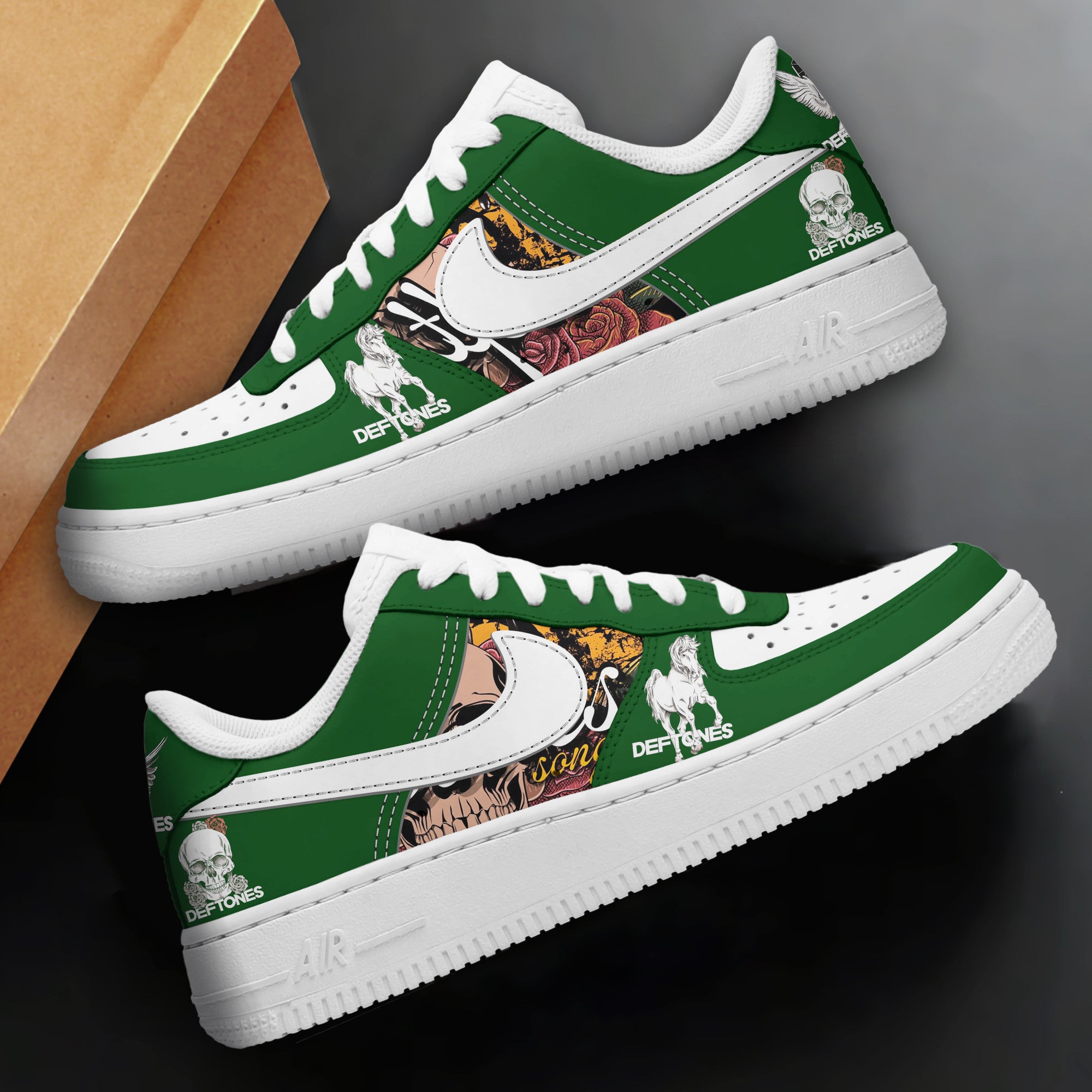 Ideafootwear Deftones Air Low-Top Sneakers Shoes For Men And Women