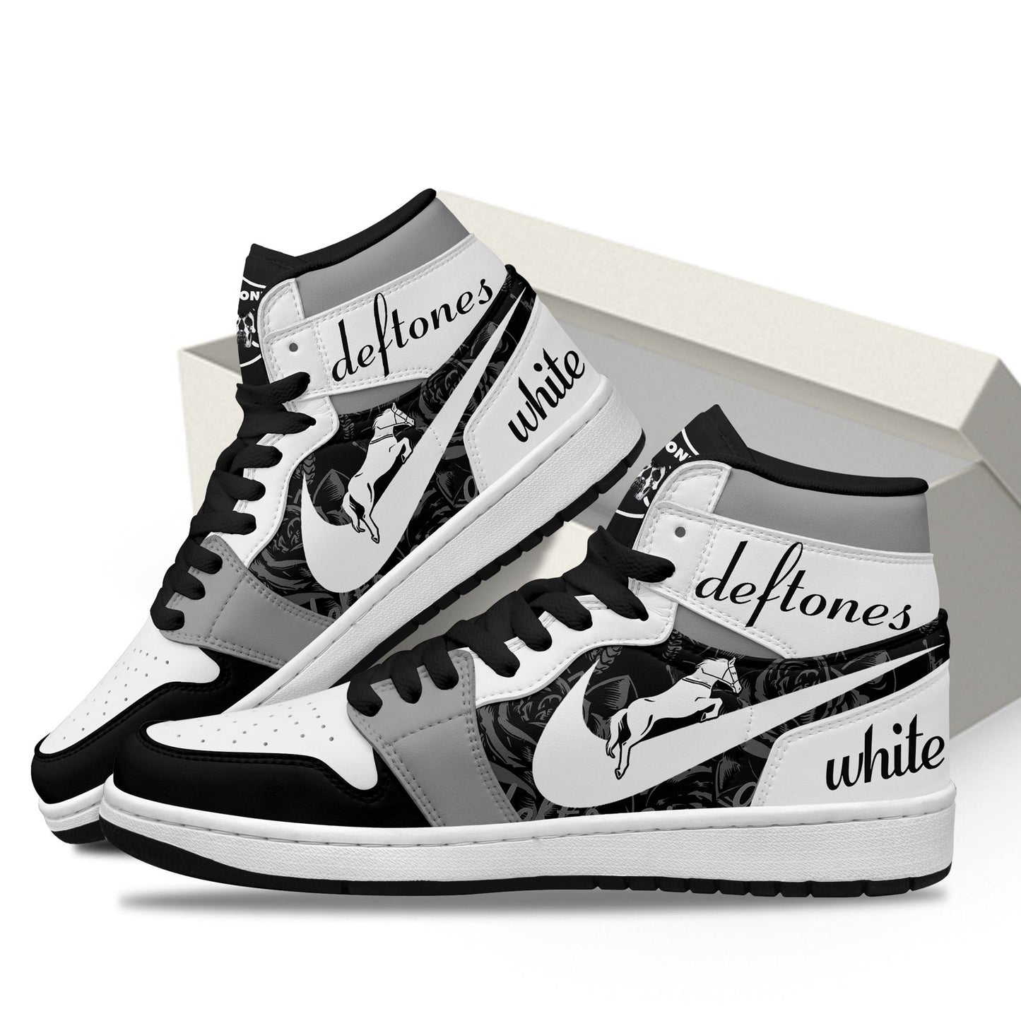 Ideafootwear Deftones AJ1 High Sneakers Shoes For Men And Women