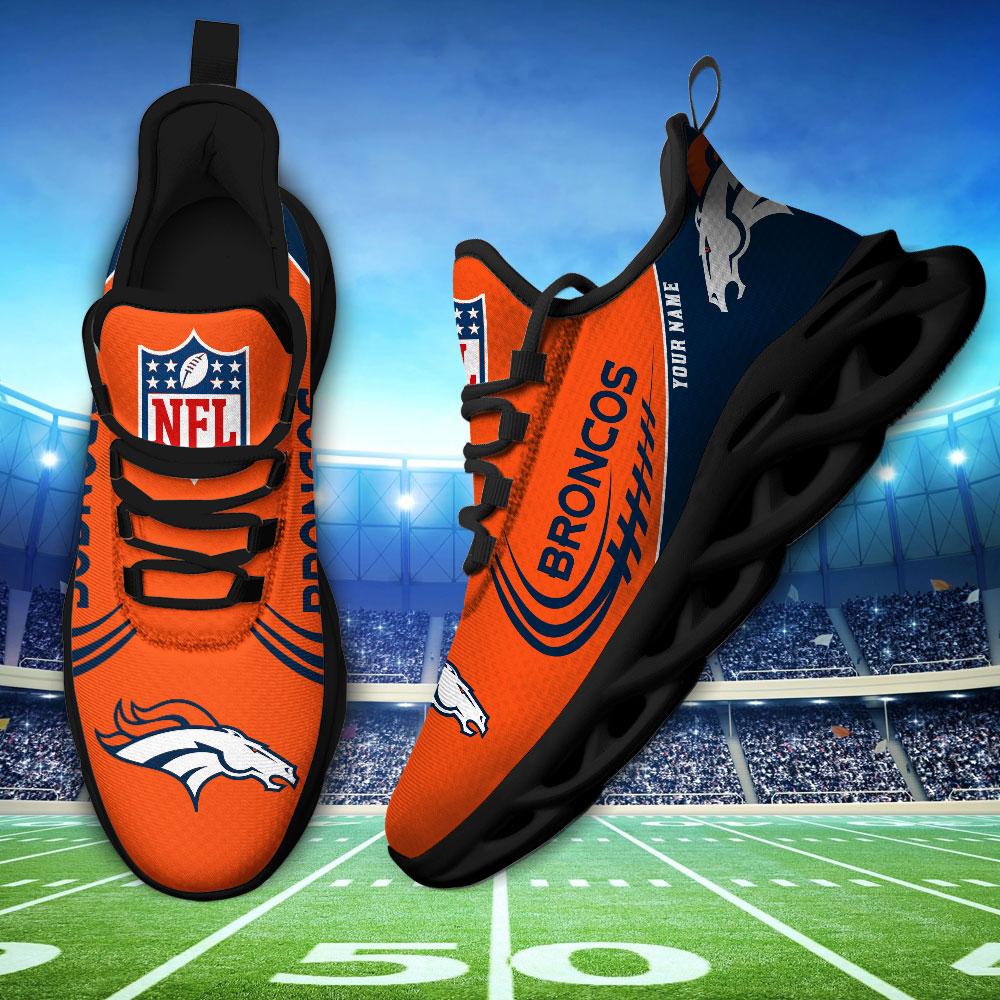 Ideafootwear Denver Broncos Max Soul Shoes Sneakers For Men And Women