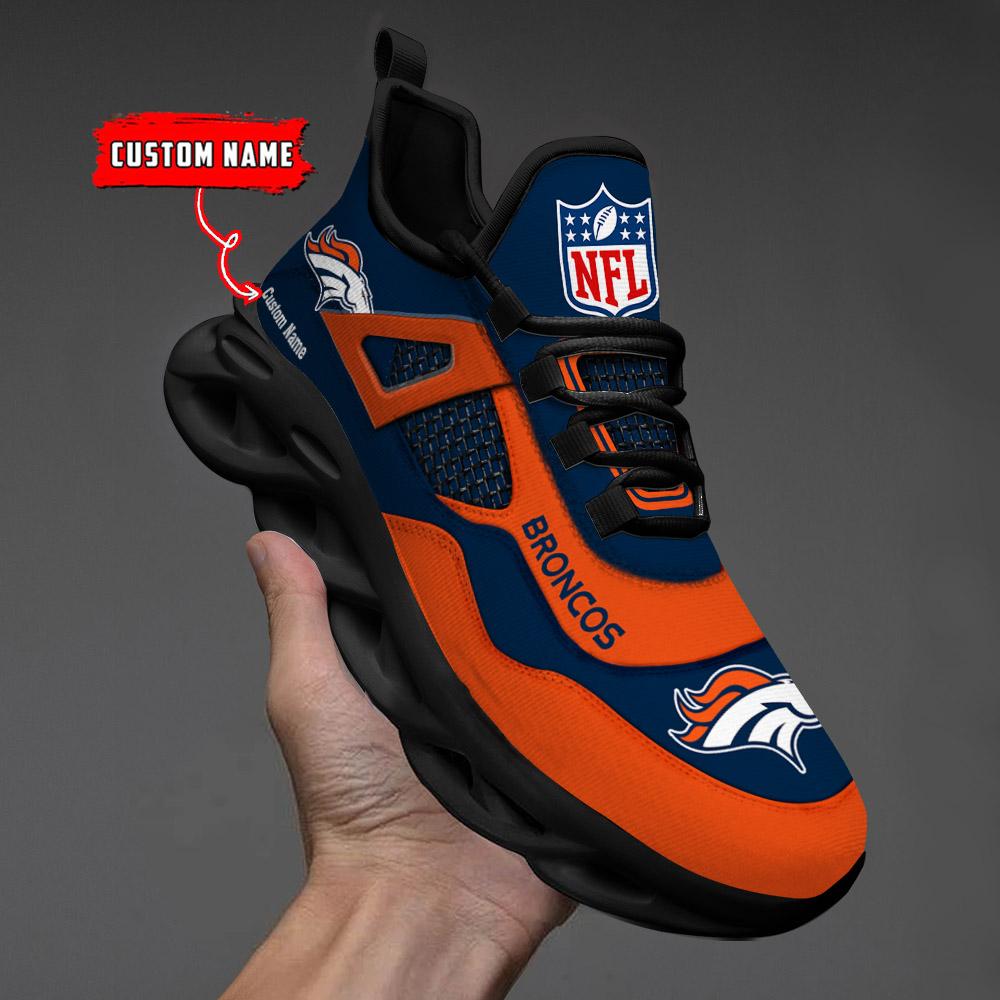 Ideafootwear Denver Broncos Max Soul Shoes Sneakers For Men And Women