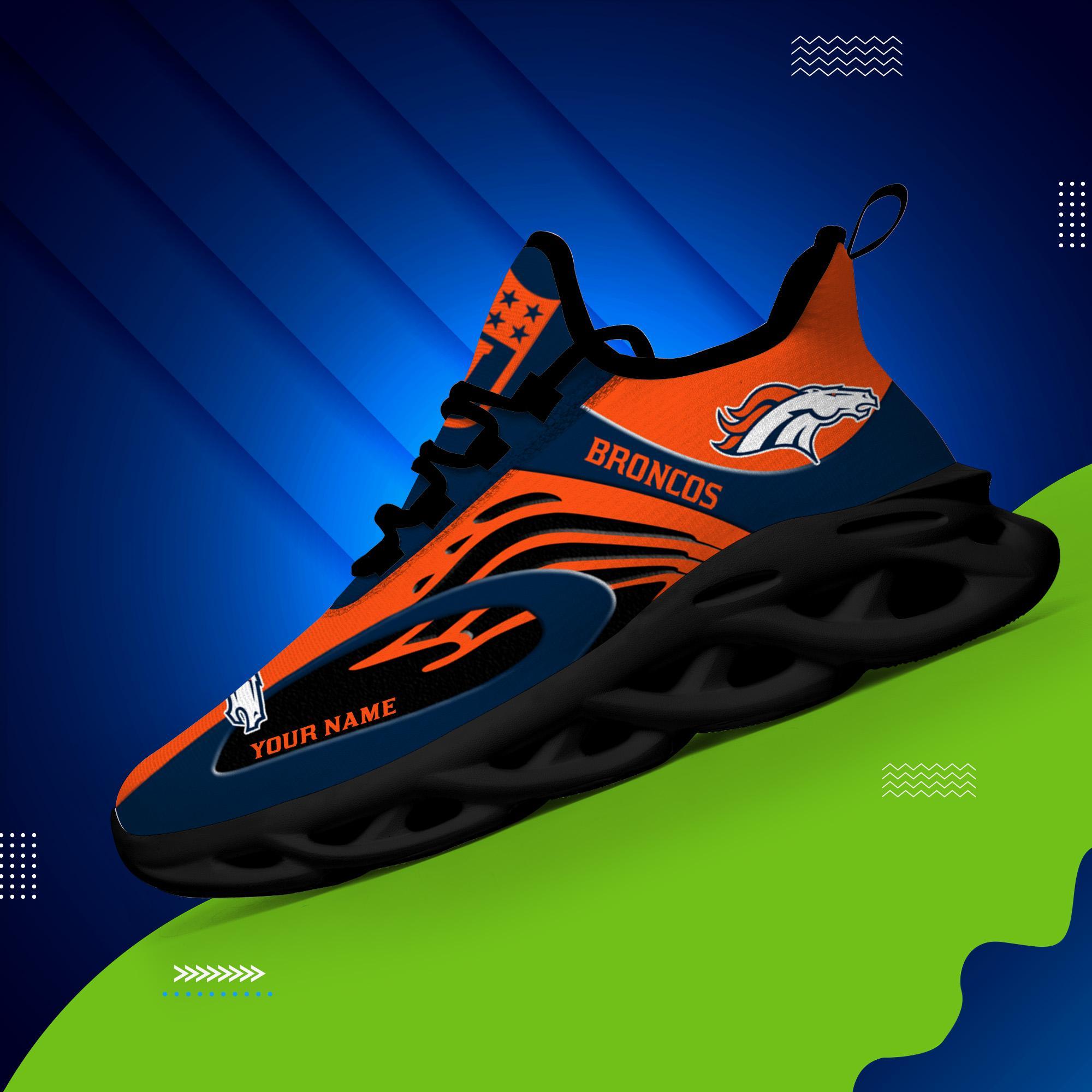 Ideafootwear Denver Broncos Max Soul Shoes Sneakers For Men And Women