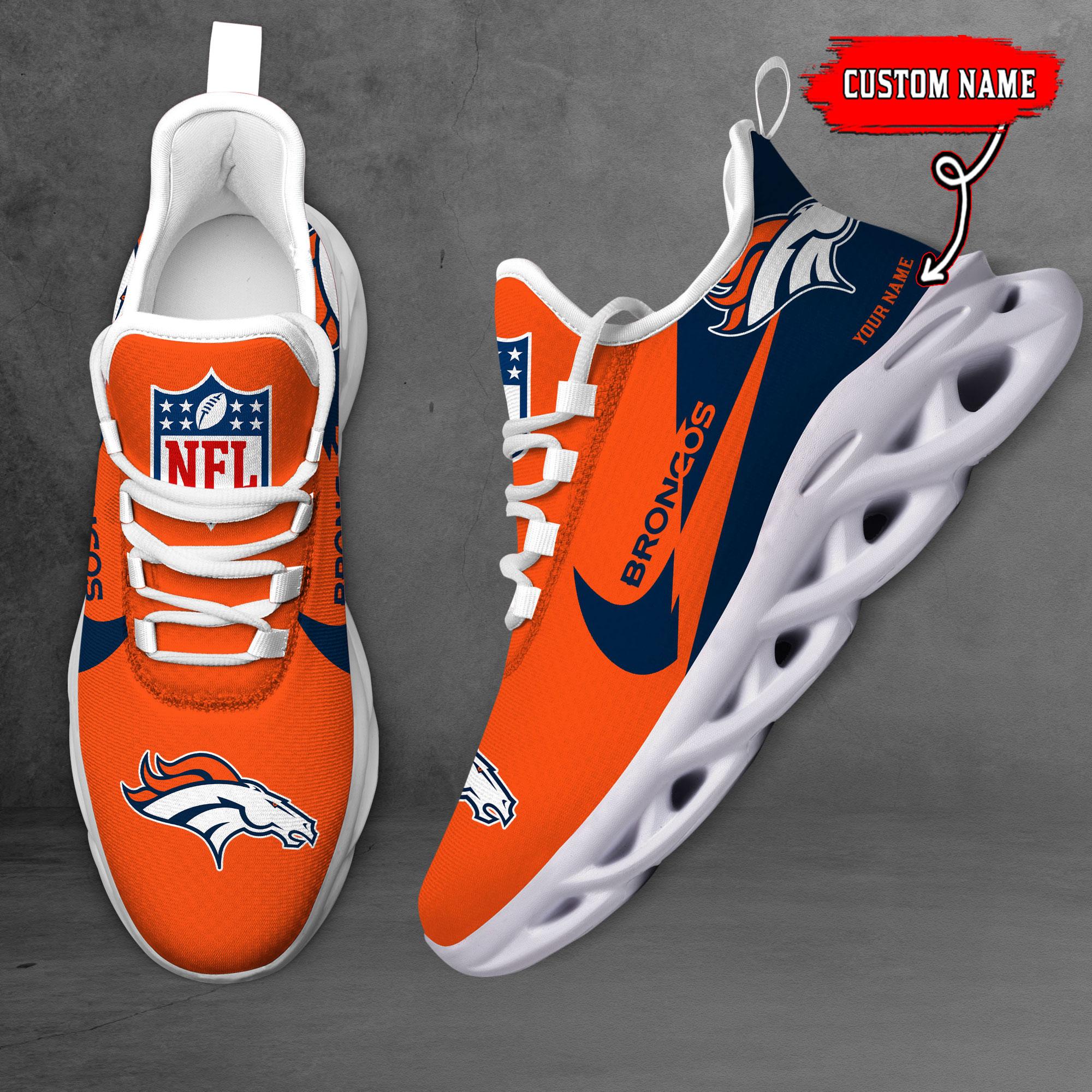 Ideafootwear Denver Broncos Max Soul Shoes Sneakers For Men And Women