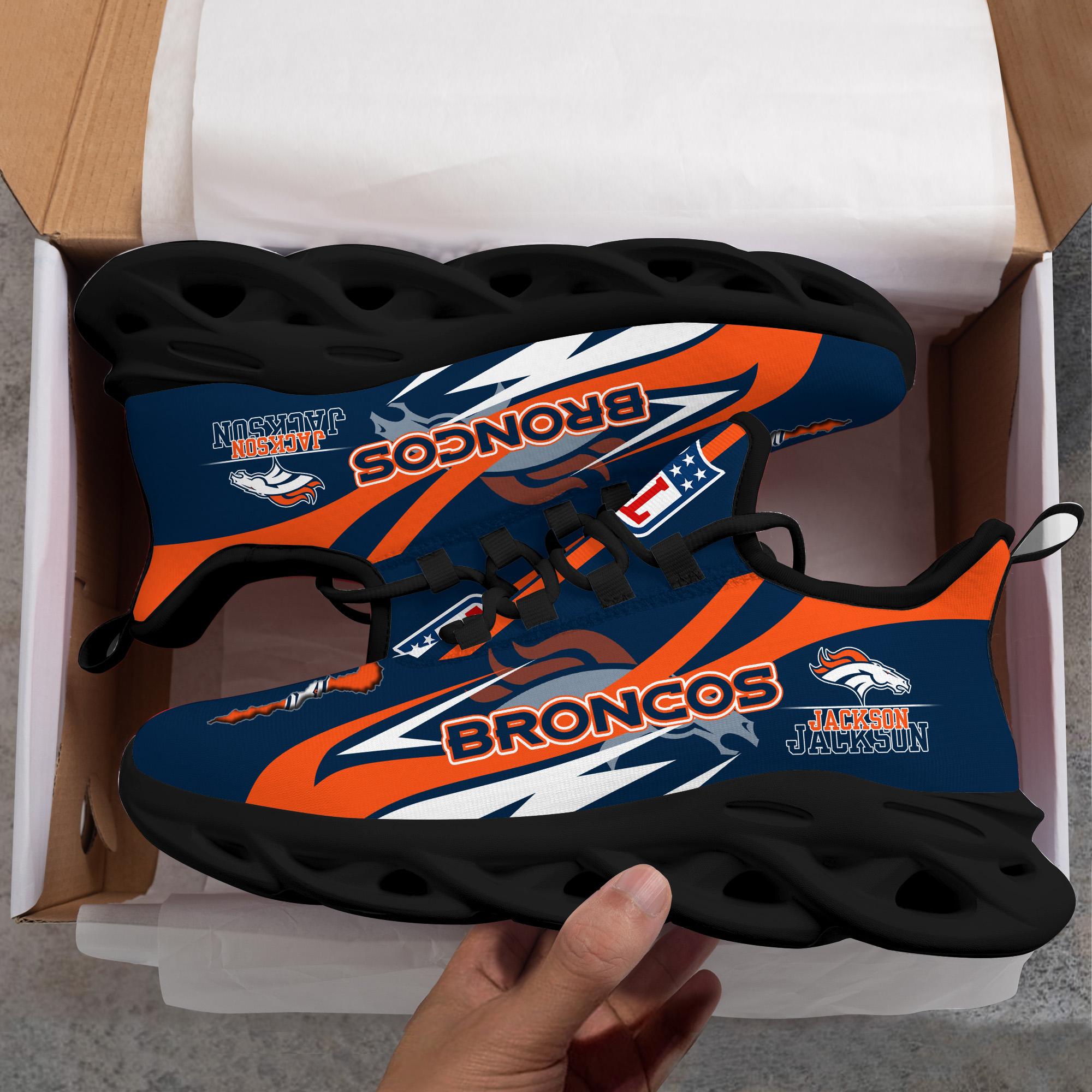 Ideafootwear Denver Broncos Max Soul Shoes Sneakers For Men And Women