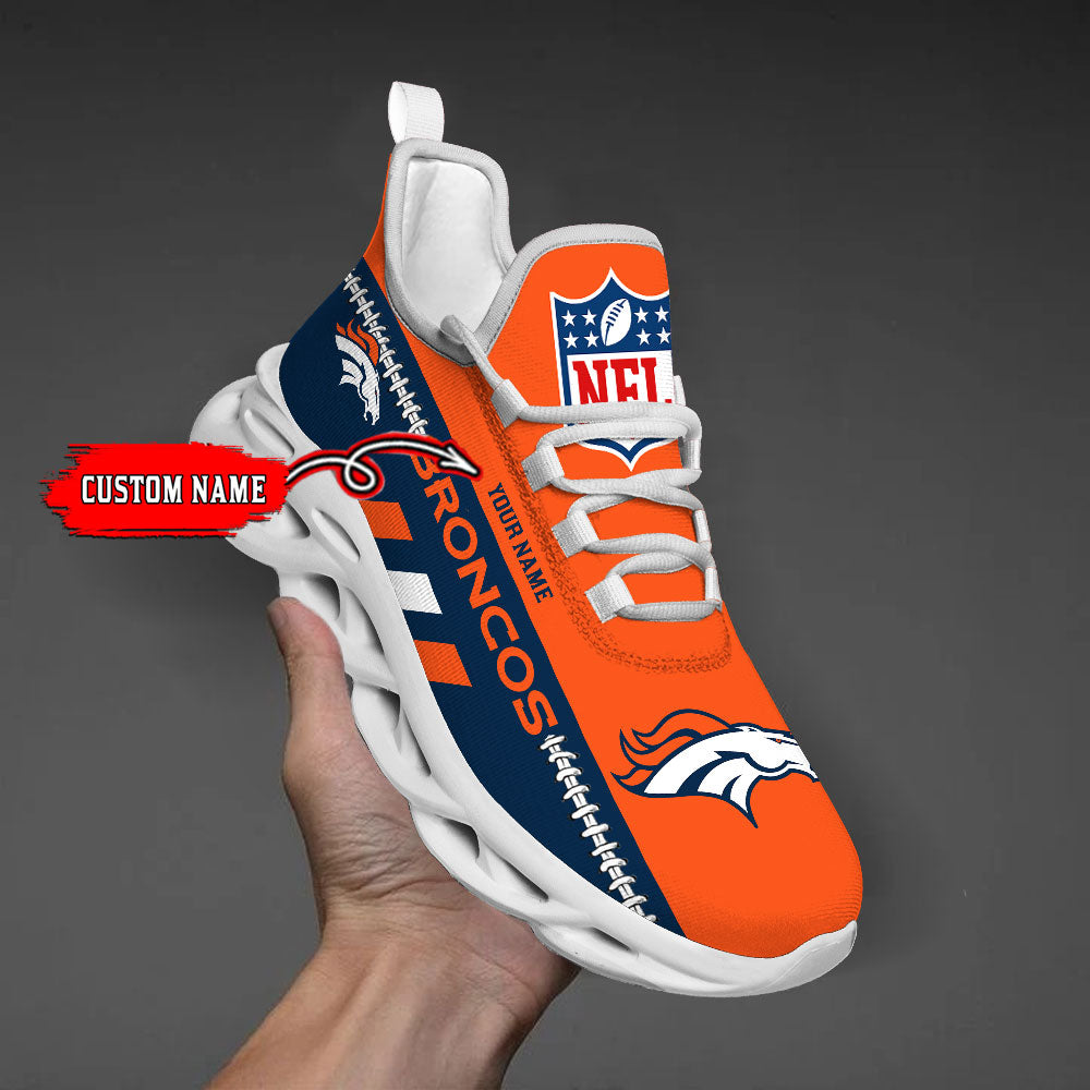 Ideafootwear Denver Broncos Max Soul Shoes Sneakers For Men And Women