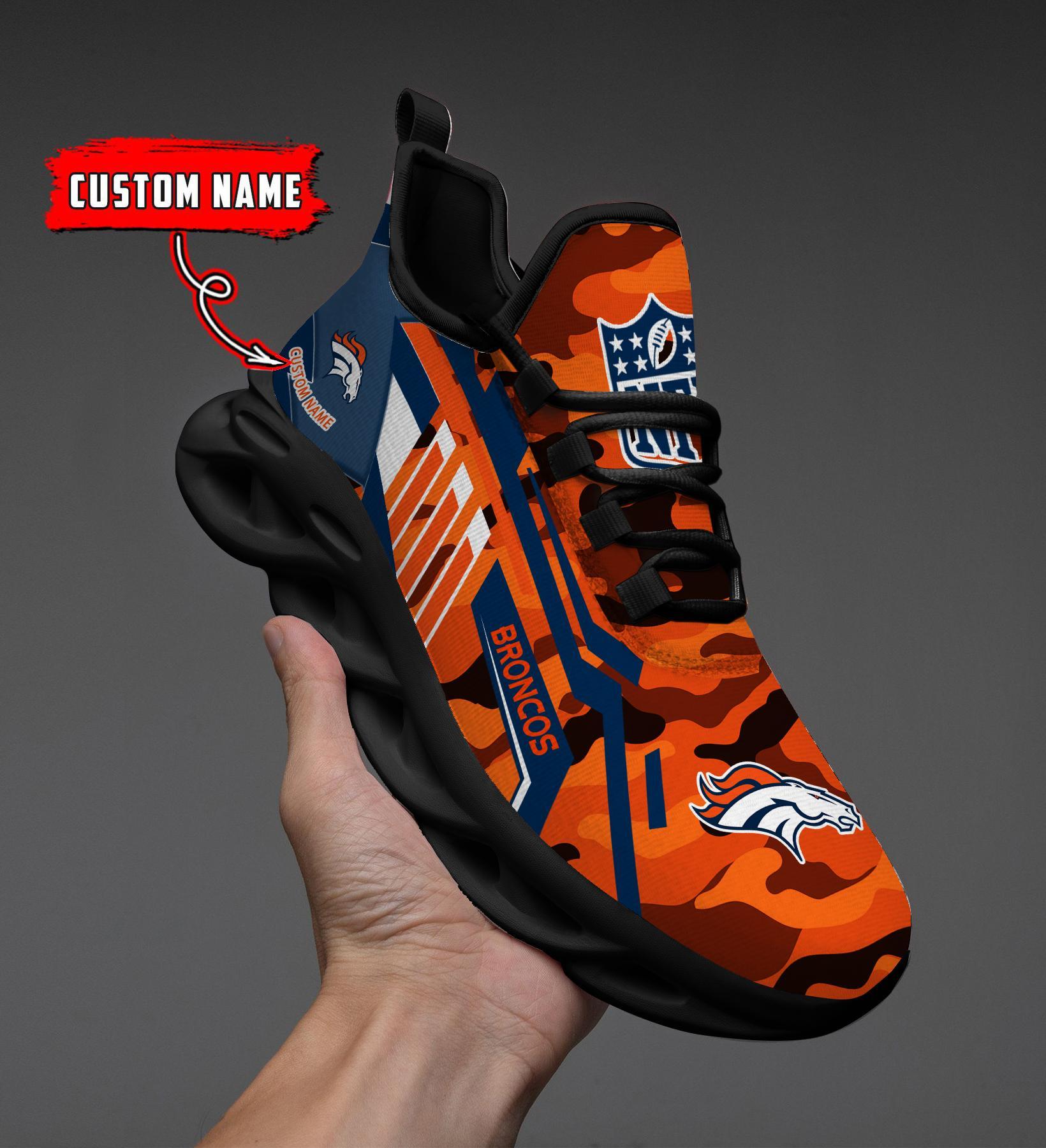 Ideafootwear Denver Broncos Max Soul Shoes Sneakers For Men And Women