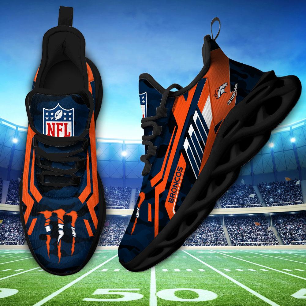 Ideafootwear Denver Broncos Max Soul Shoes Sneakers For Men And Women