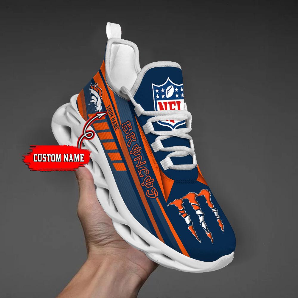 Ideafootwear Denver Broncos Max Soul Shoes Sneakers For Men And Women