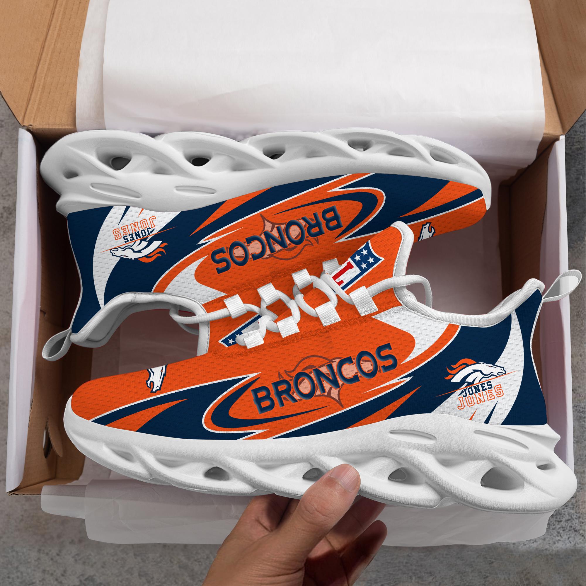 Ideafootwear Denver Broncos Max Soul Shoes Sneakers For Men And Women