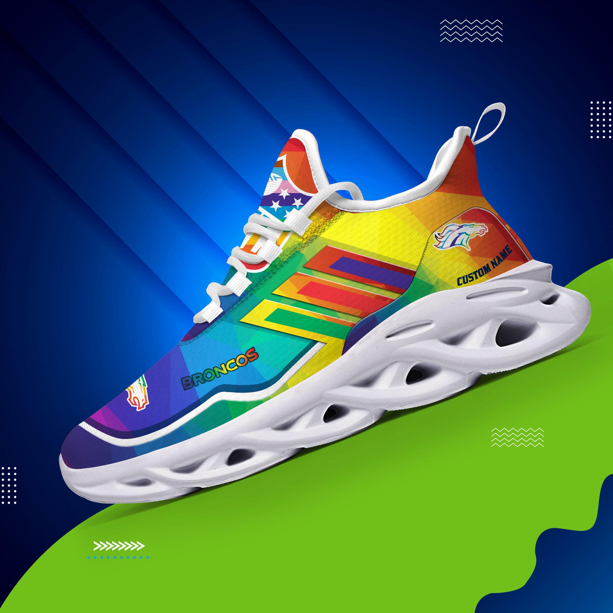 Ideafootwear Denver Broncos Max Soul Shoes Sneakers For Men And Women