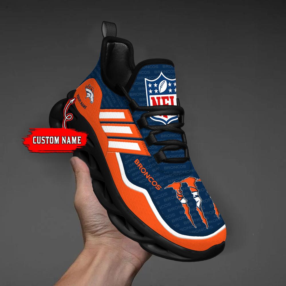 Ideafootwear Denver Broncos Max Soul Shoes Sneakers For Men And Women