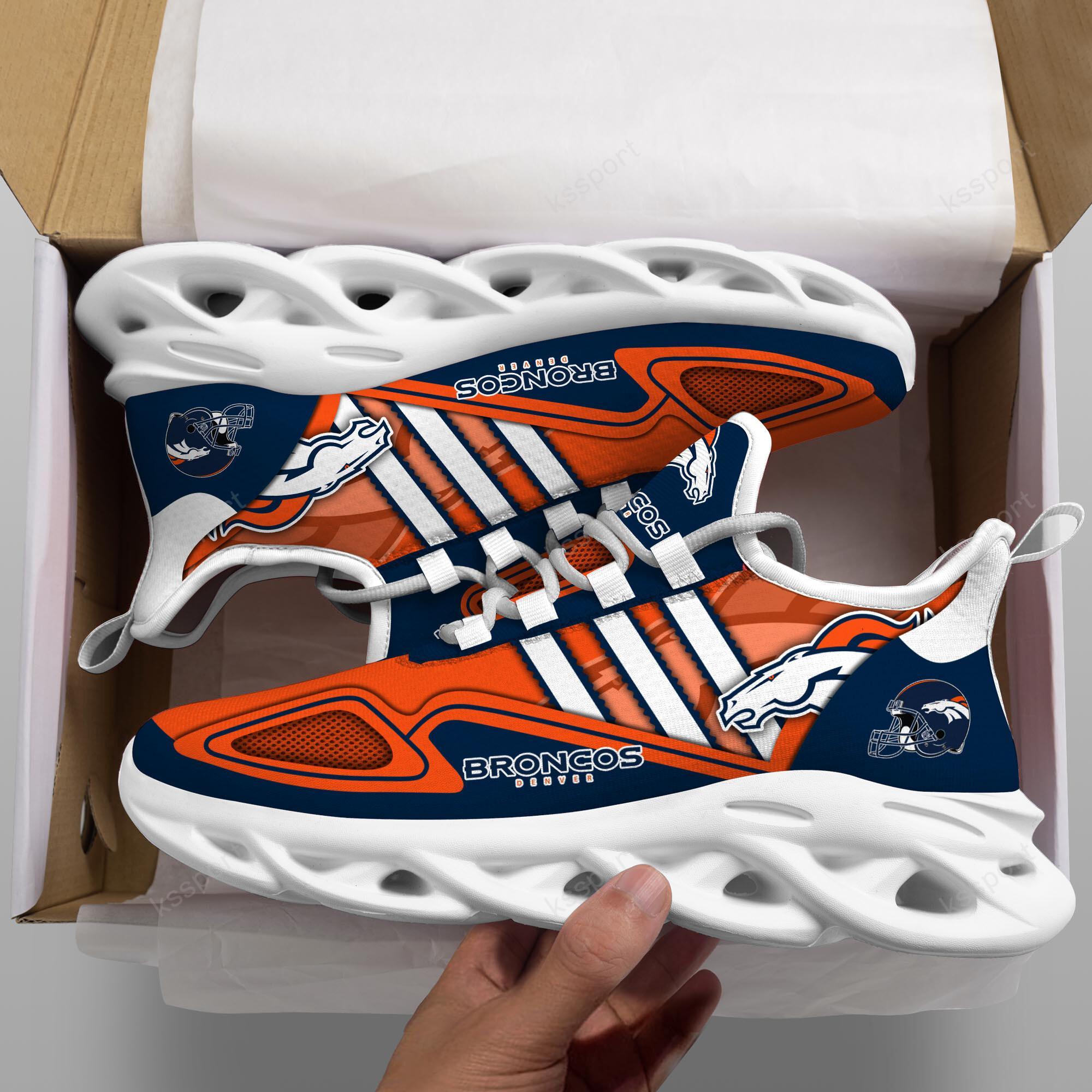 Ideafootwear Denver Broncos Max Soul Shoes Sneakers For Men And Women