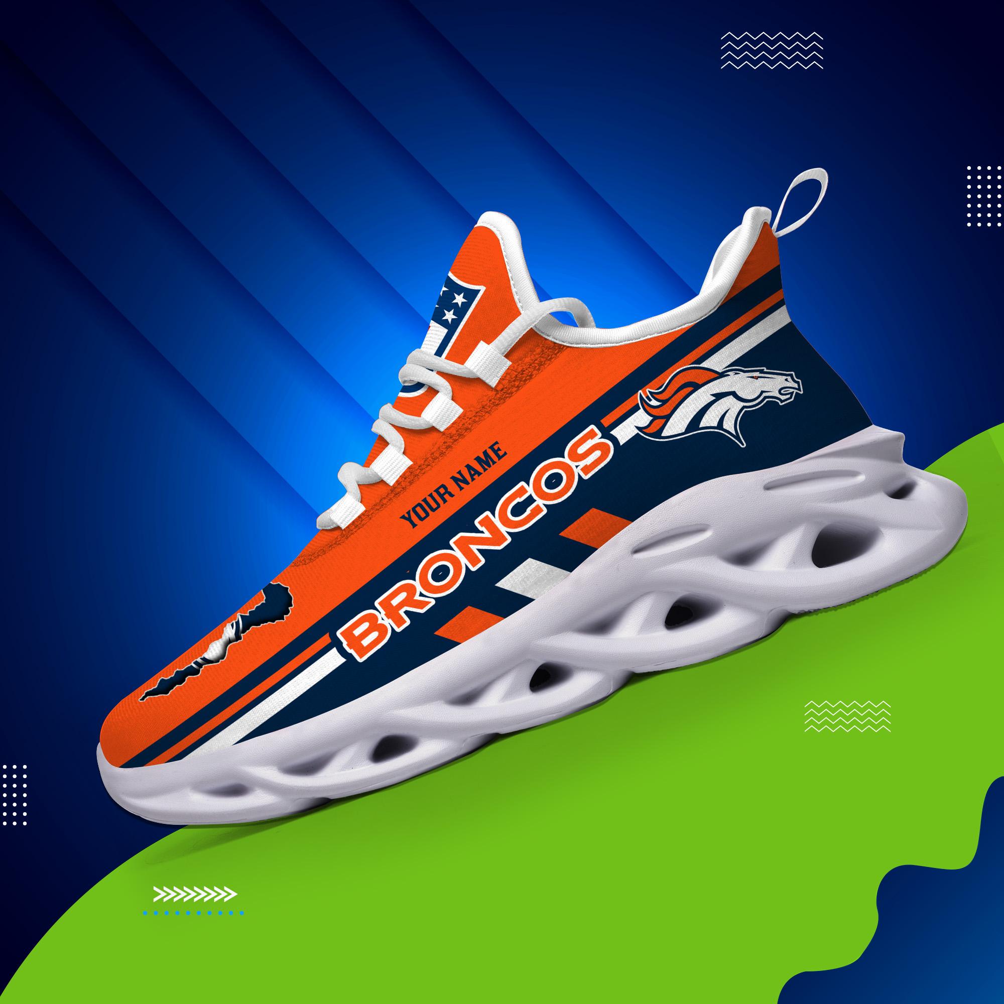 Ideafootwear Denver Broncos Max Soul Shoes Sneakers For Men And Women