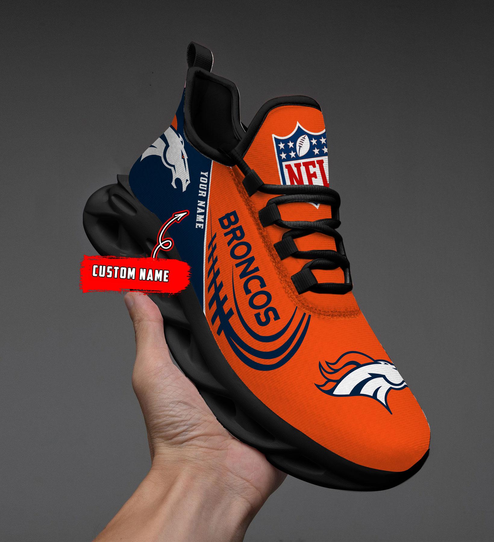 Ideafootwear Denver Broncos Max Soul Shoes Sneakers For Men And Women