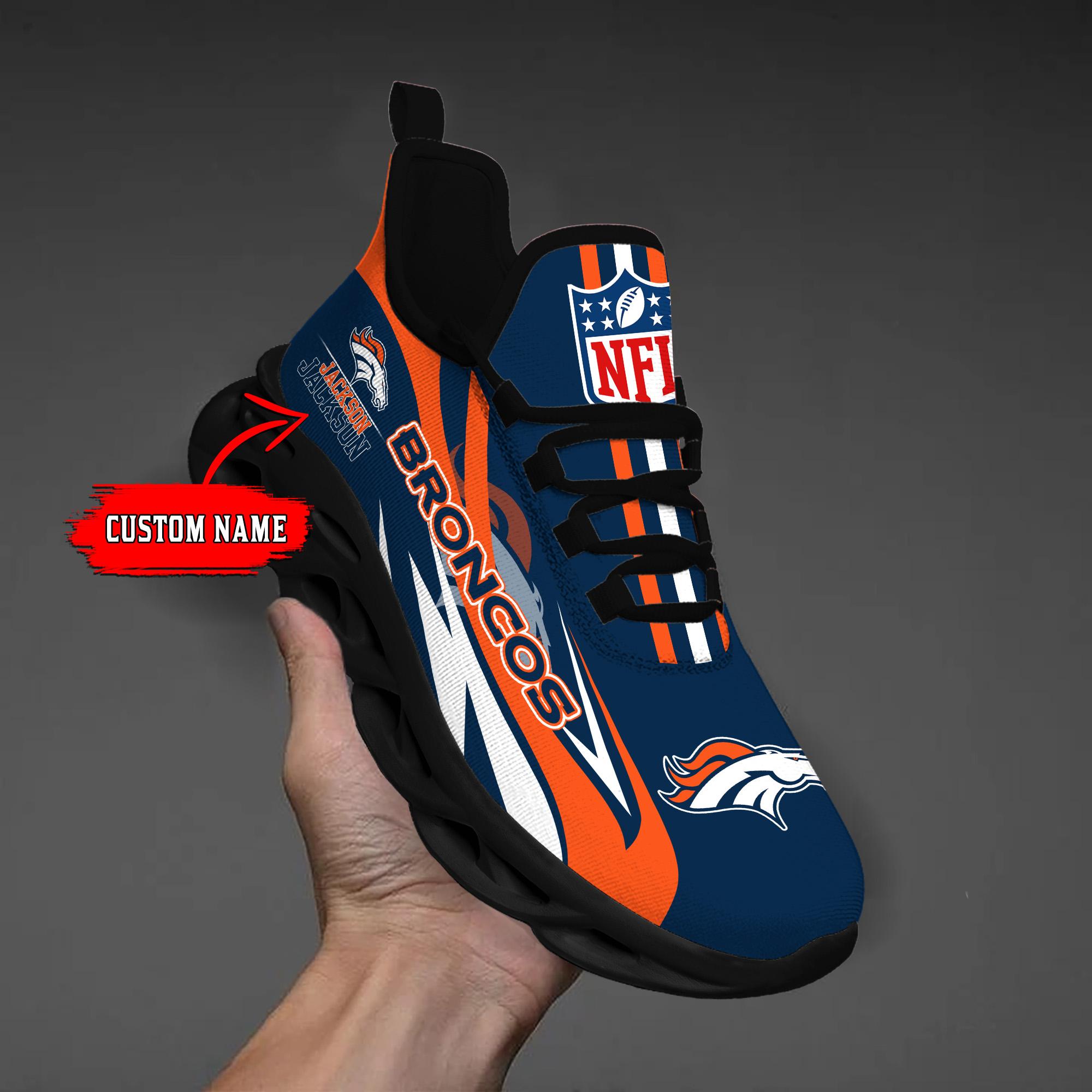 Ideafootwear Denver Broncos Max Soul Shoes Sneakers For Men And Women