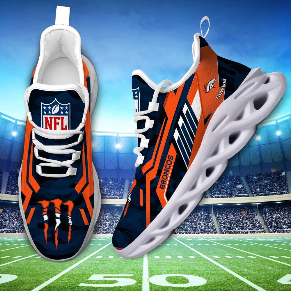 Ideafootwear Denver Broncos Max Soul Shoes Sneakers For Men And Women