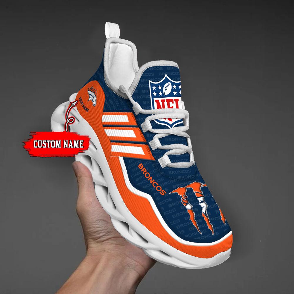 Ideafootwear Denver Broncos Max Soul Shoes Sneakers For Men And Women