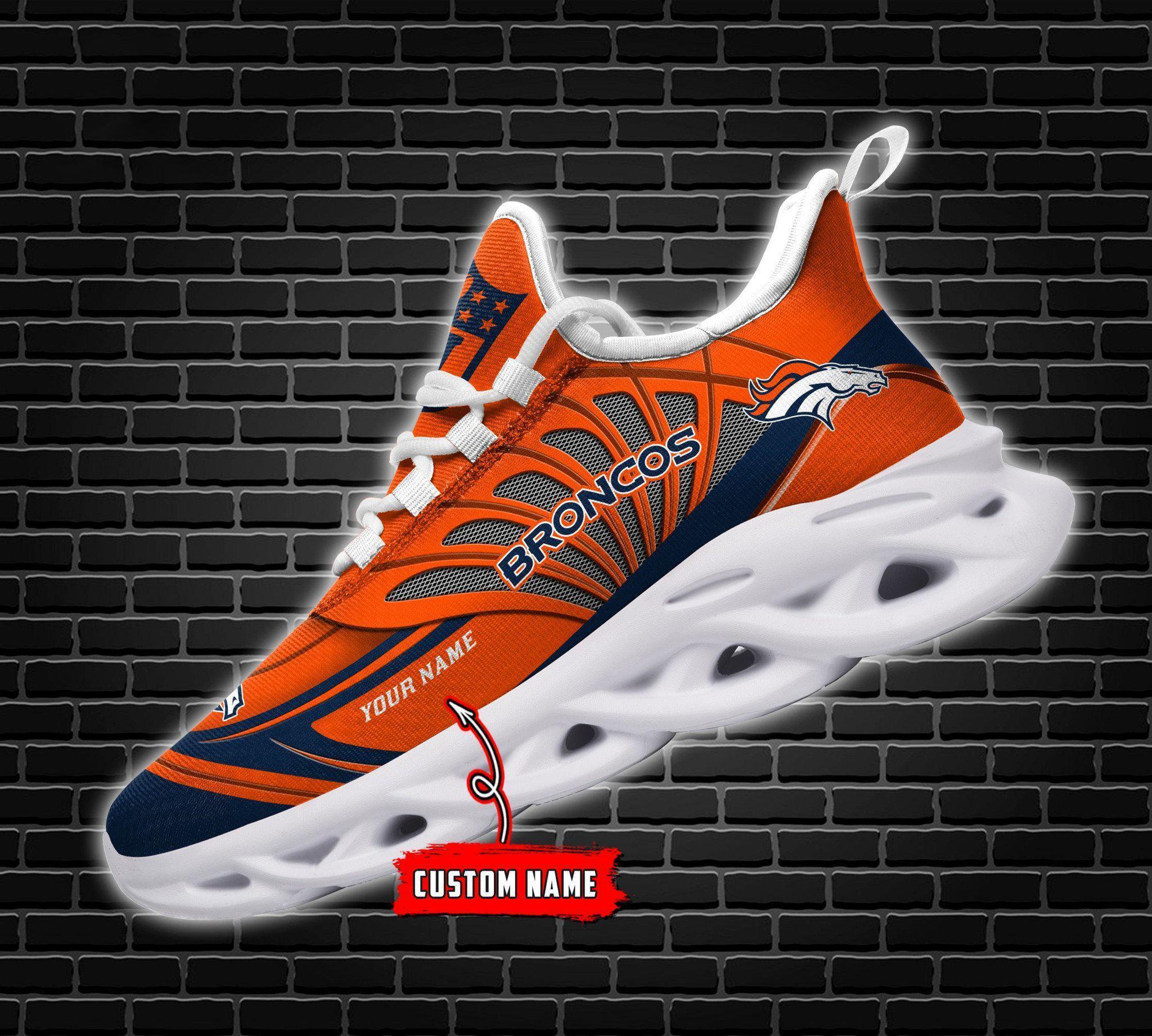 Ideafootwear Denver Broncos Max Soul Shoes Sneakers For Men And Women