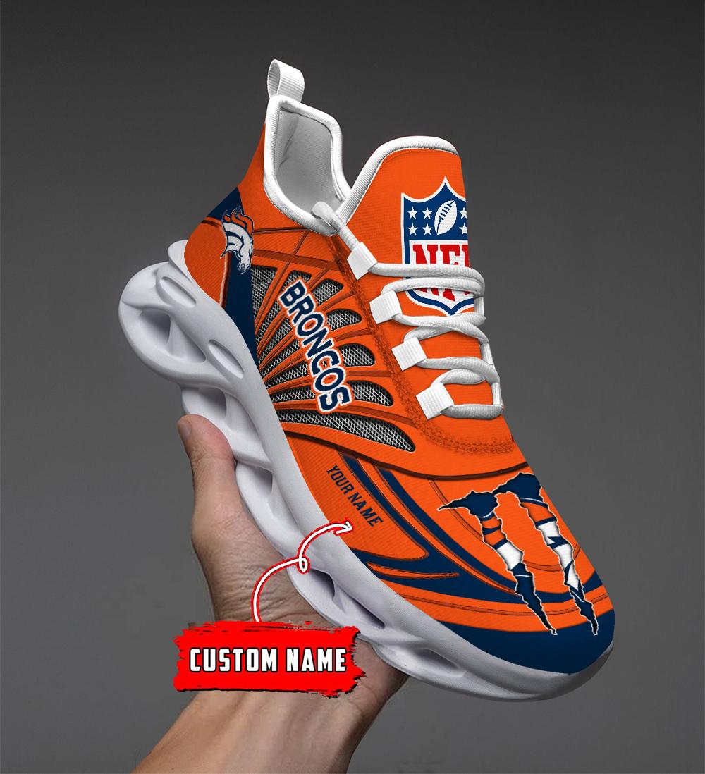 Ideafootwear Denver Broncos Max Soul Shoes Sneakers For Men And Women