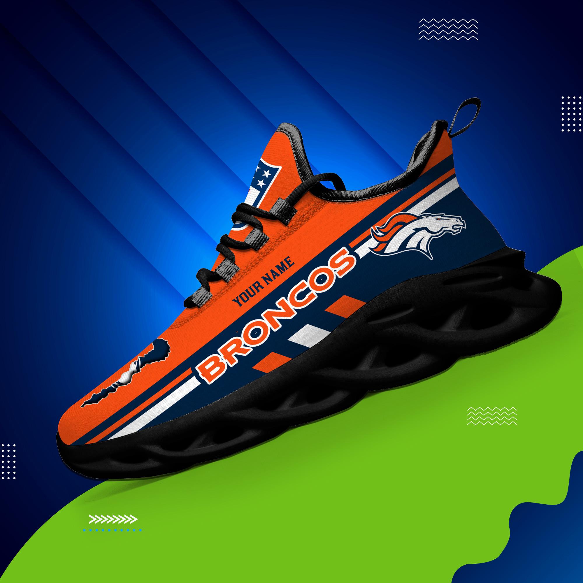 Ideafootwear Denver Broncos Max Soul Shoes Sneakers For Men And Women
