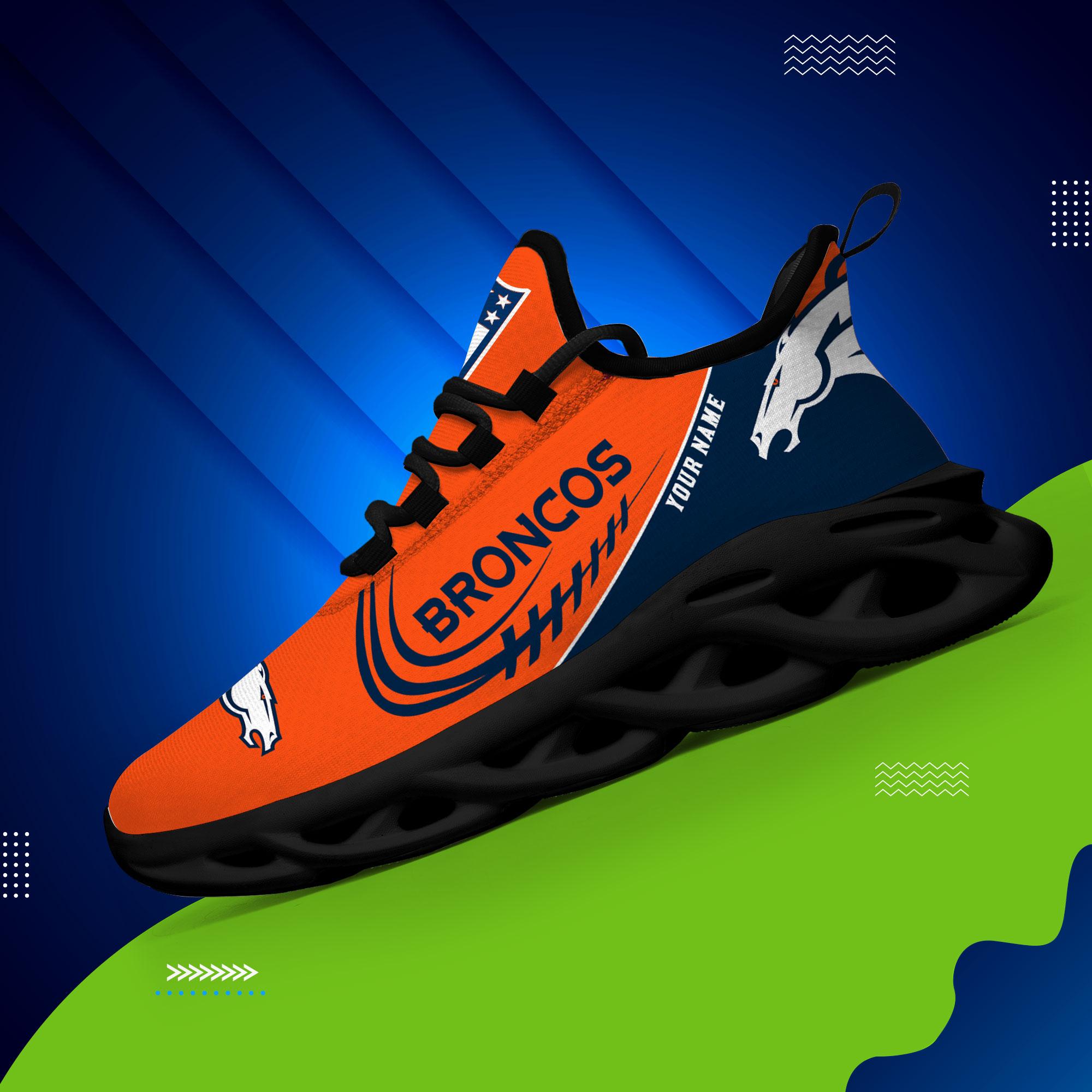 Ideafootwear Denver Broncos Max Soul Shoes Sneakers For Men And Women
