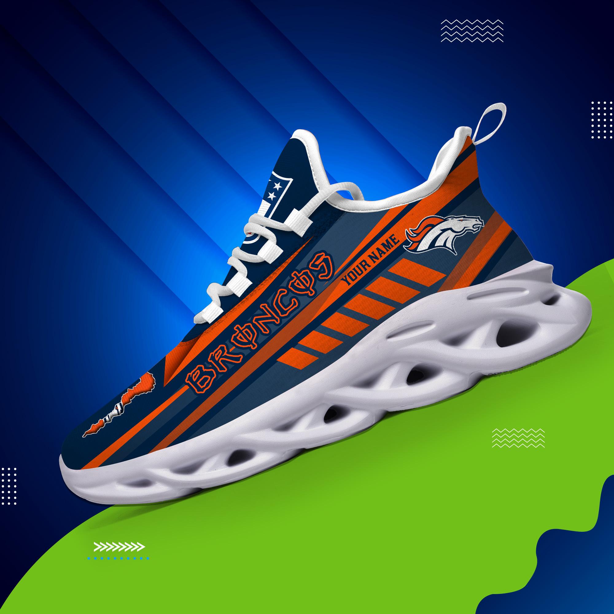 Ideafootwear Denver Broncos Max Soul Shoes Sneakers For Men And Women