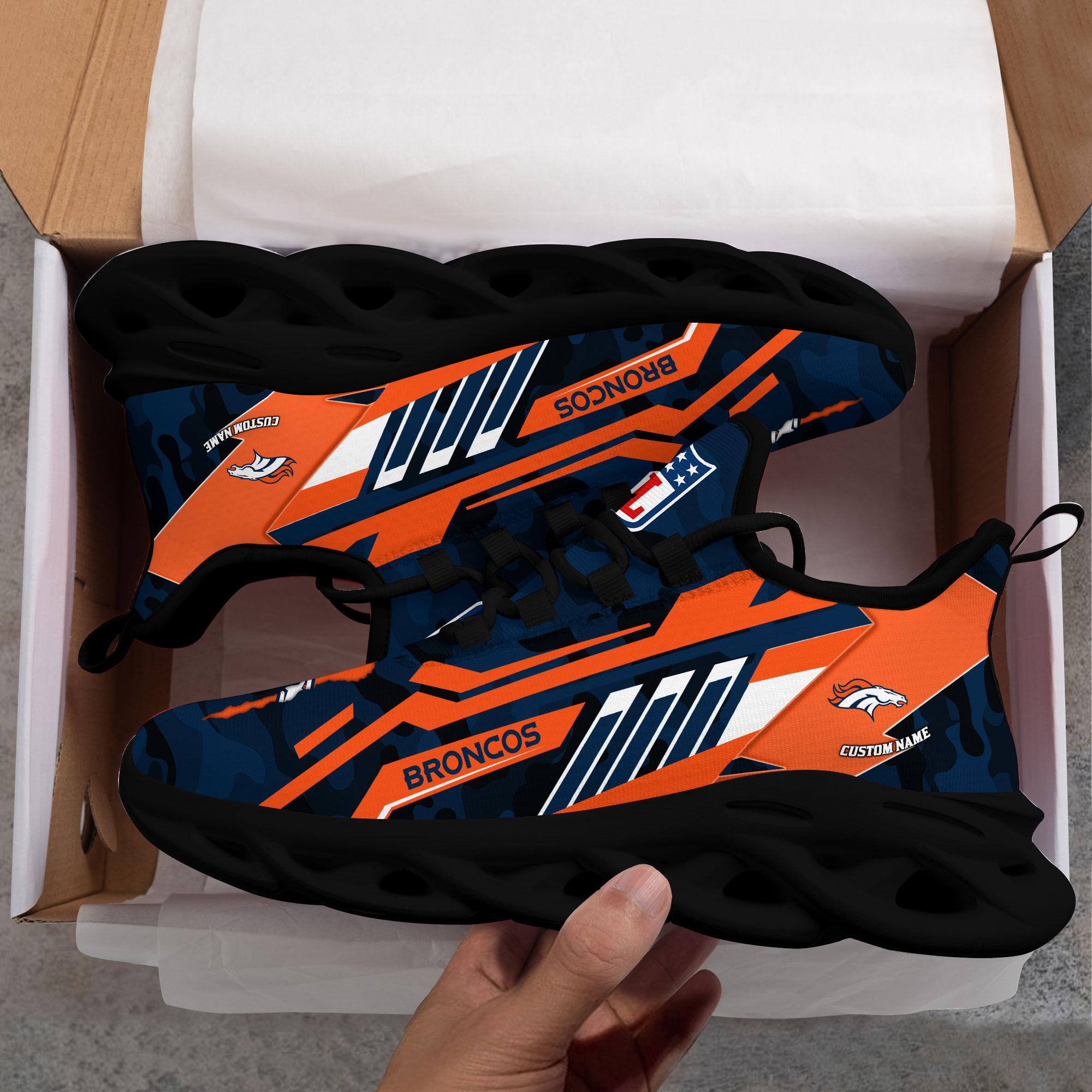 Ideafootwear Denver Broncos Max Soul Shoes Sneakers For Men And Women