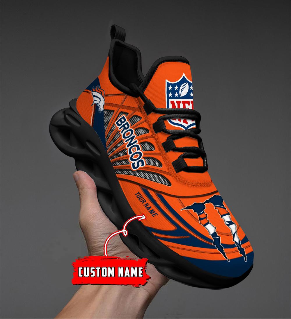 Ideafootwear Denver Broncos Max Soul Shoes Sneakers For Men And Women