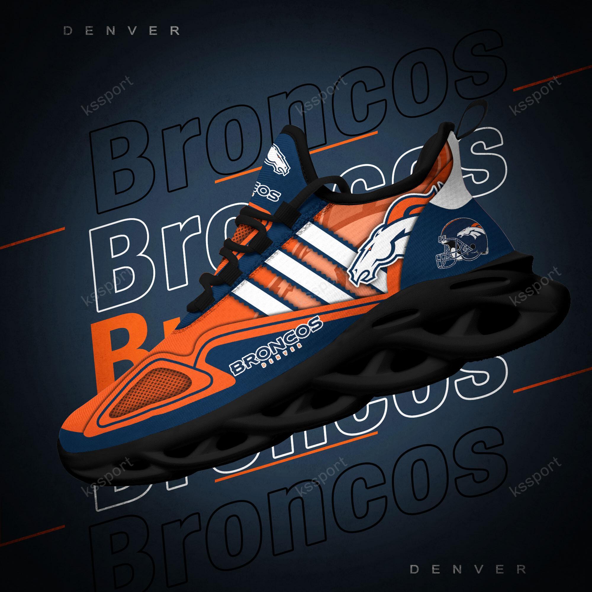Ideafootwear Denver Broncos Max Soul Shoes Sneakers For Men And Women