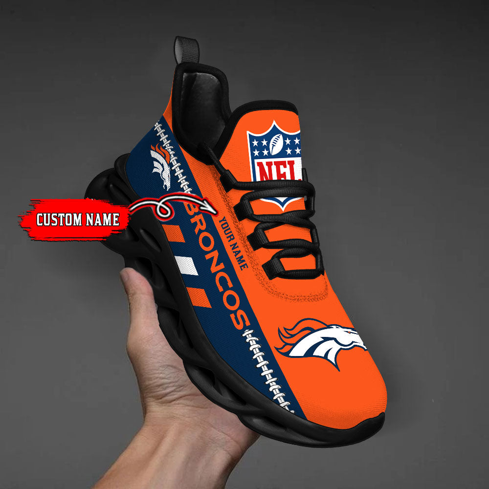 Ideafootwear Denver Broncos Max Soul Shoes Sneakers For Men And Women