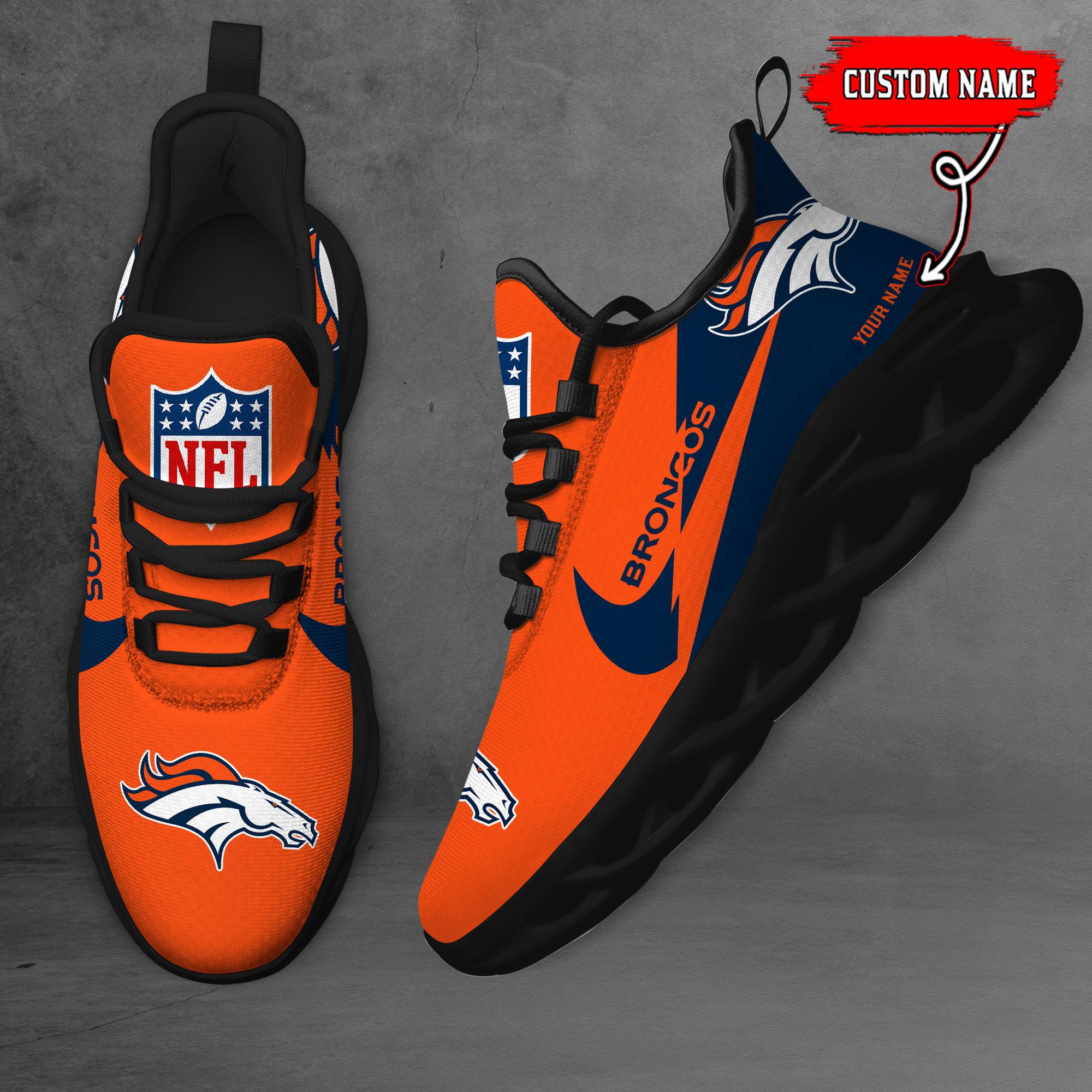 Ideafootwear Denver Broncos Max Soul Shoes Sneakers For Men And Women