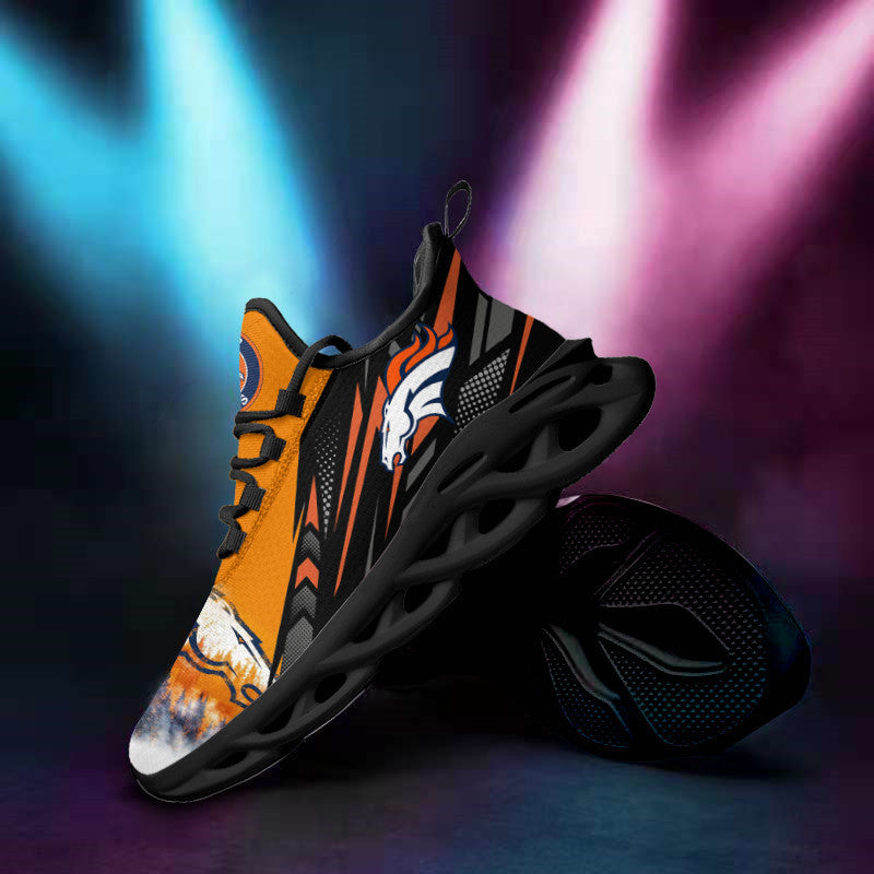 Ideafootwear Denver Broncos NFL Max Soul Shoes Sneakers For Men And Women