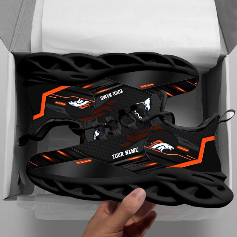 Ideafootwear Denver Broncos NFL Max Soul Shoes Sneakers For Men And Women