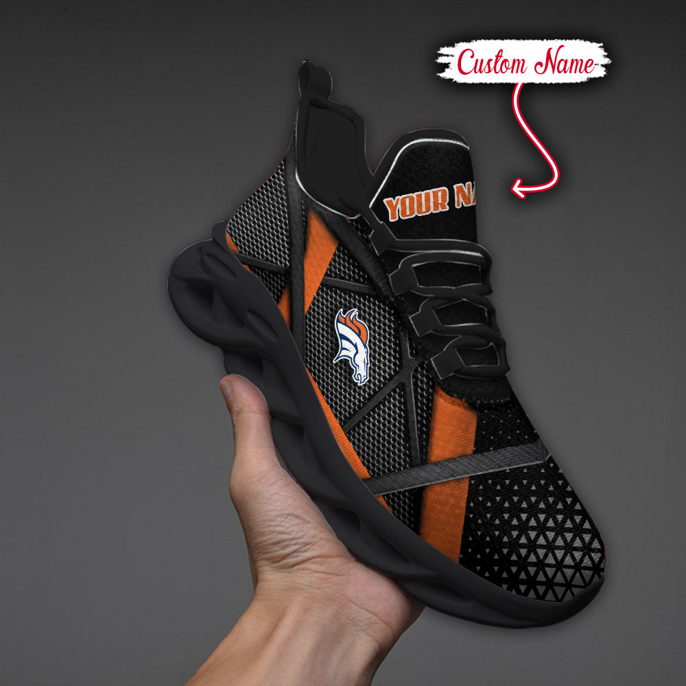 Ideafootwear Denver Broncos NFL Max Soul Shoes Sneakers For Men And Women