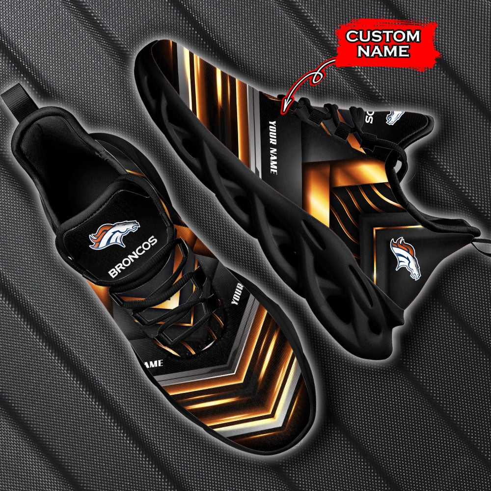 Ideafootwear Denver Broncos NFL Max Soul Shoes Sneakers For Men And Women