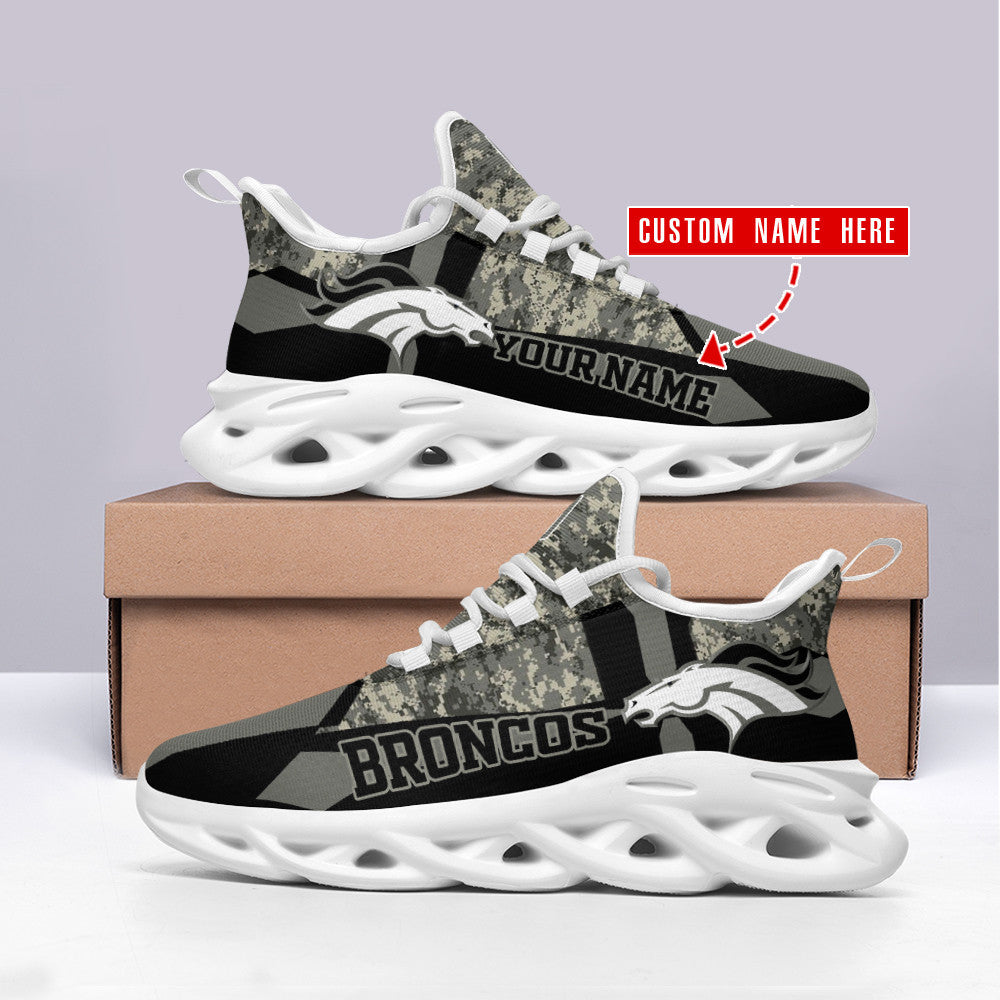Ideafootwear Denver Broncos NFL Max Soul Shoes Sneakers For Men And Women