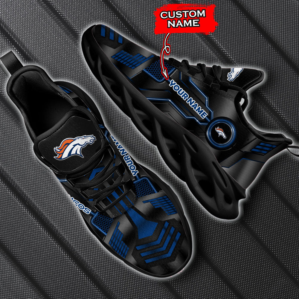 Ideafootwear Denver Broncos NFL Max Soul Shoes Sneakers For Men And Women