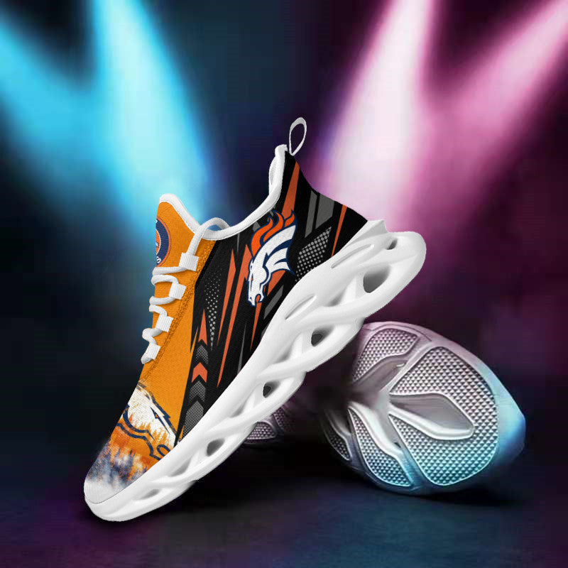 Ideafootwear Denver Broncos NFL Max Soul Shoes Sneakers For Men And Women