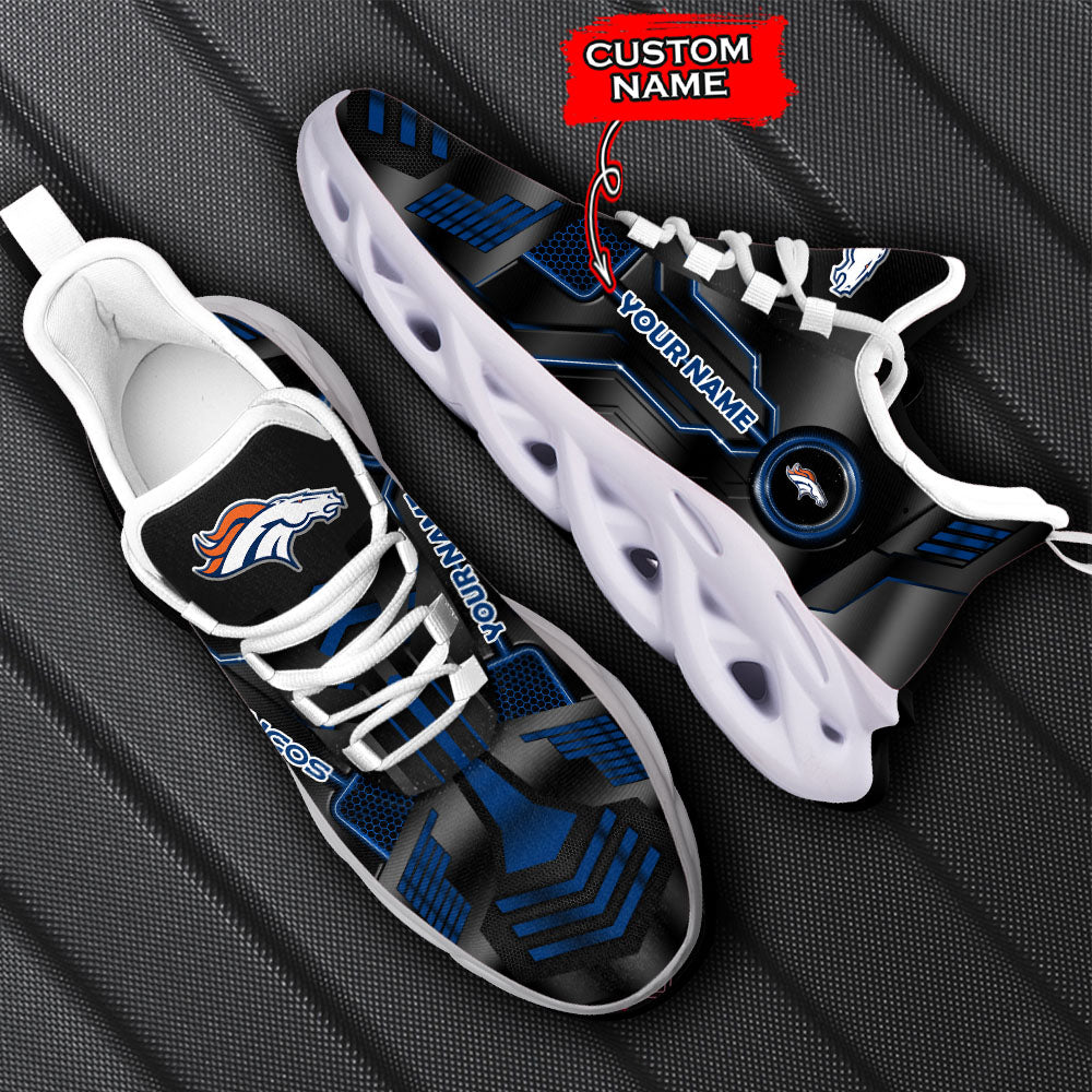Ideafootwear Denver Broncos NFL Max Soul Shoes Sneakers For Men And Women