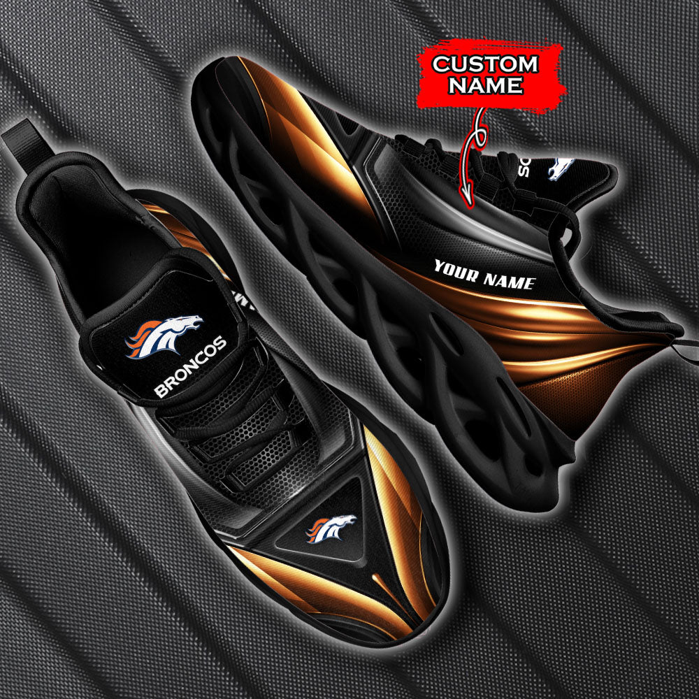 Ideafootwear Denver Broncos NFL Max Soul Shoes Sneakers For Men And Women