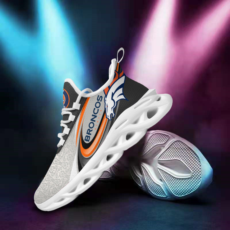 Ideafootwear Denver Broncos NFL Max Soul Shoes Sneakers For Men And Women