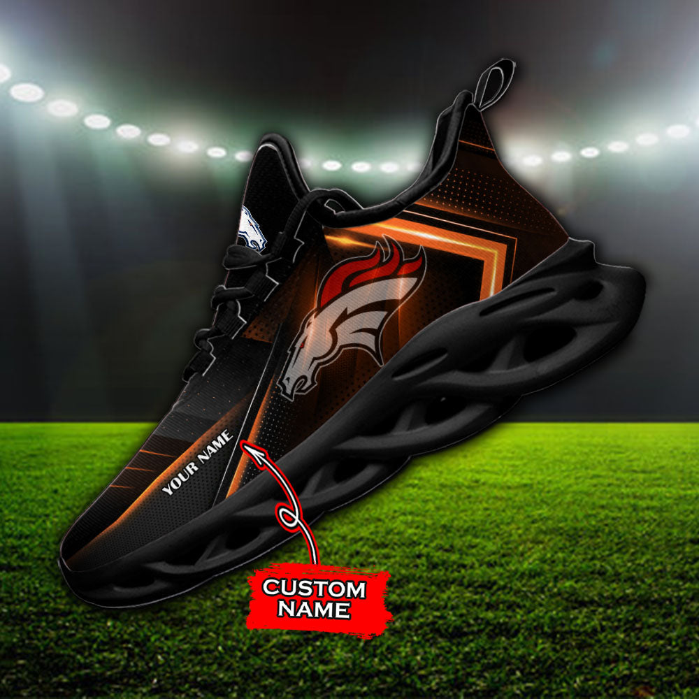 Ideafootwear Denver Broncos NFL Max Soul Shoes Sneakers For Men And Women