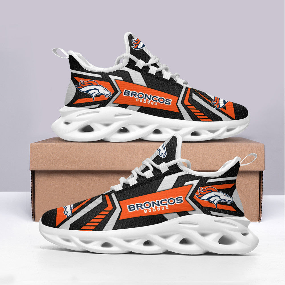 Ideafootwear Denver Broncos NFL Max Soul Shoes Sneakers For Men And Women