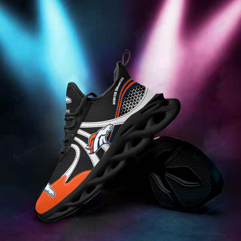 Ideafootwear Denver Broncos NFL Max Soul Shoes Sneakers For Men And Women