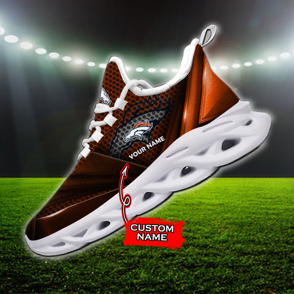 Ideafootwear Denver Broncos NFL Max Soul Shoes Sneakers For Men And Women