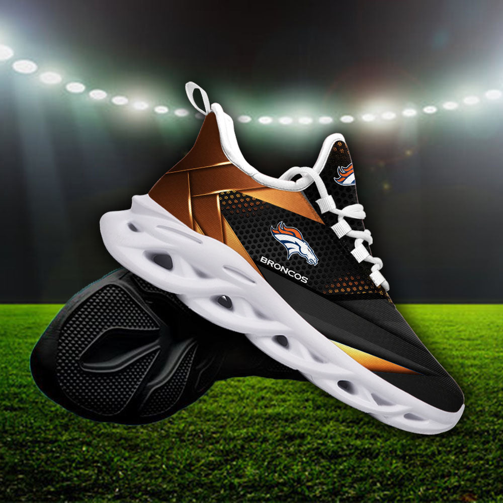 Ideafootwear Denver Broncos NFL Max Soul Shoes Sneakers For Men And Women