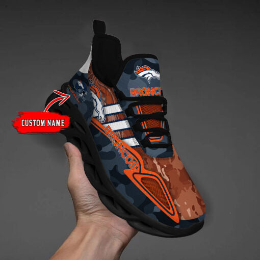 Ideafootwear Denver Broncos NFL Max Soul Shoes Sneakers For Men And Women