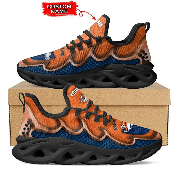 Ideafootwear Denver Broncos NFL Max Soul Shoes Sneakers For Men And Women