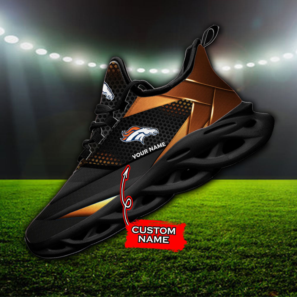 Ideafootwear Denver Broncos NFL Max Soul Shoes Sneakers For Men And Women