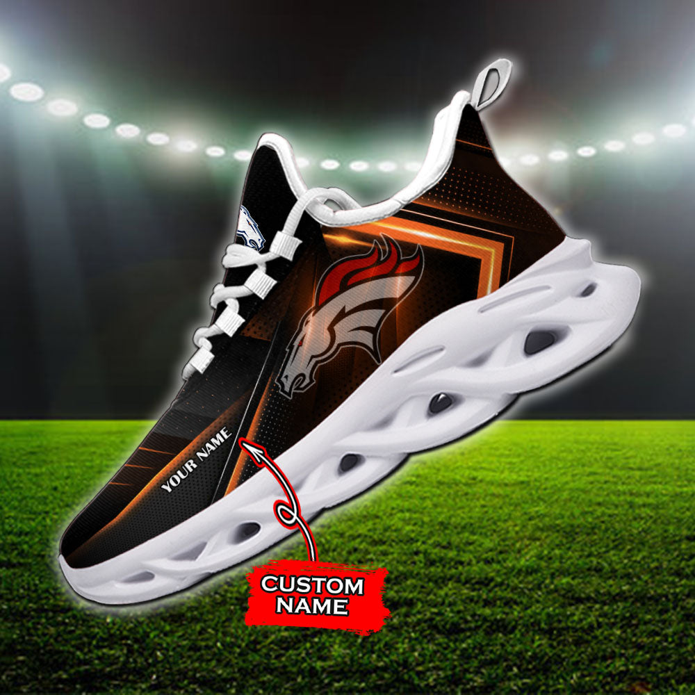 Ideafootwear Denver Broncos NFL Max Soul Shoes Sneakers For Men And Women