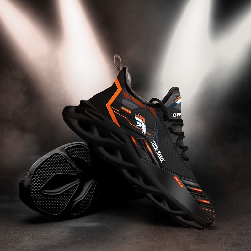 Ideafootwear Denver Broncos NFL Max Soul Shoes Sneakers For Men And Women